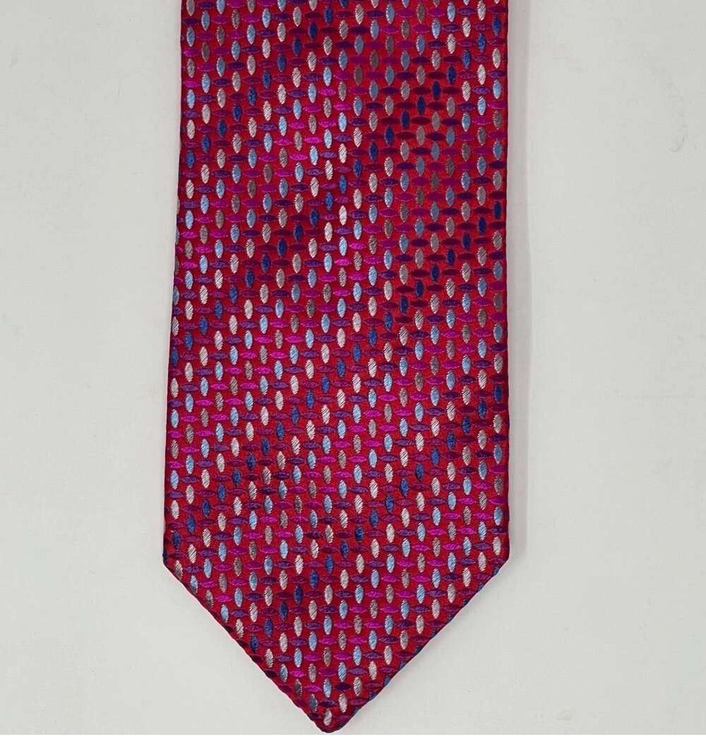 NWT CHARLES TYRWHITT Mens Tie - Handmade in London - 100% Silk 3.5" x 58"
